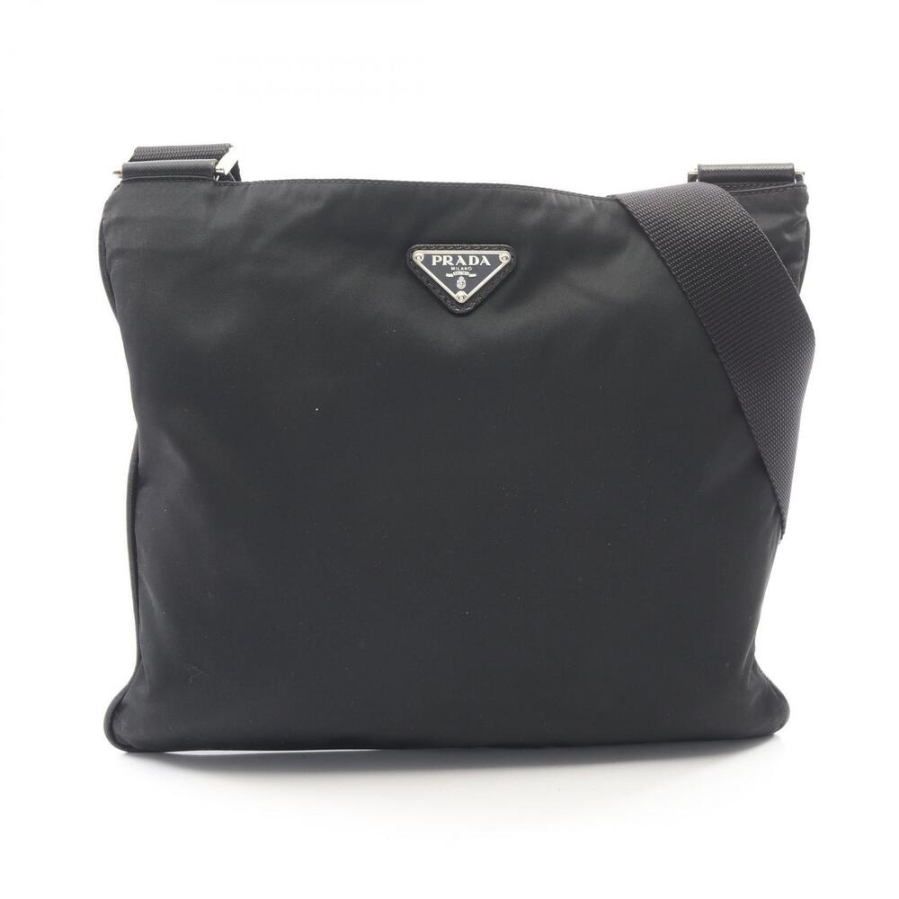 Prada Triangle Shoulder Bag Black
